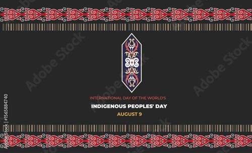 International day of world indigenous peoples day flyer