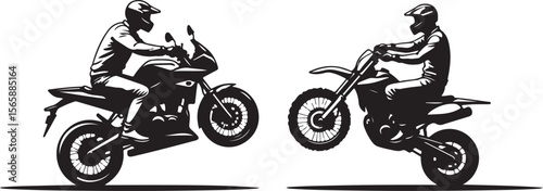 motocross rider silhouette, bike, motorcycle, motocross, motorbike, sport, motor, extreme, race, jump, rider, helmet, cross, stunt, speed, dirt, biker, moto, cycle, bicycle, competition, vector, racer