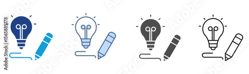 Creative Icon Set Multiple Style Collection