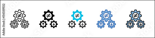 Disparity Icon Pack Multistyle Illustration
