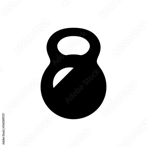 Kettlebell Icon Strength Training, Fitness, Exercise Equipment