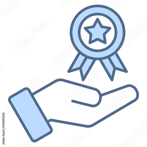 Brand Blue Icon Element For Design