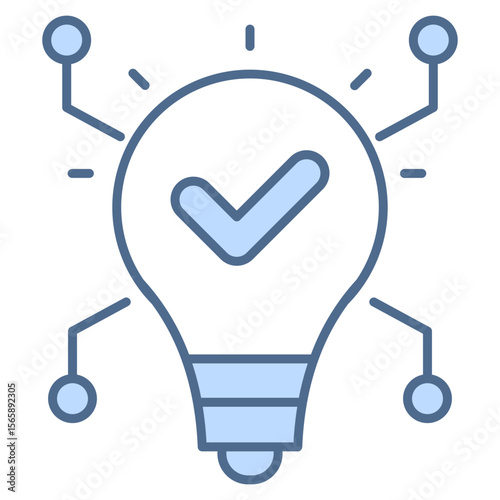 Innovation Blue Icon Element For Design