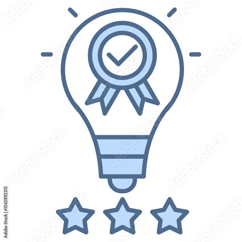 Originality Blue Icon Element For Design