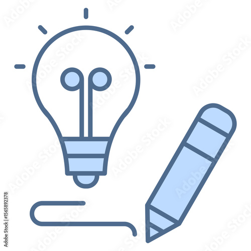 Creative Blue Icon Element For Design
