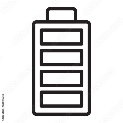 battery icon vector illustration isolated sign