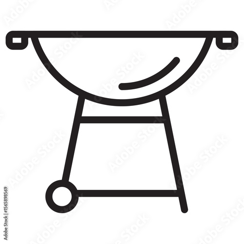 brazier icon vector illustration isolated sign