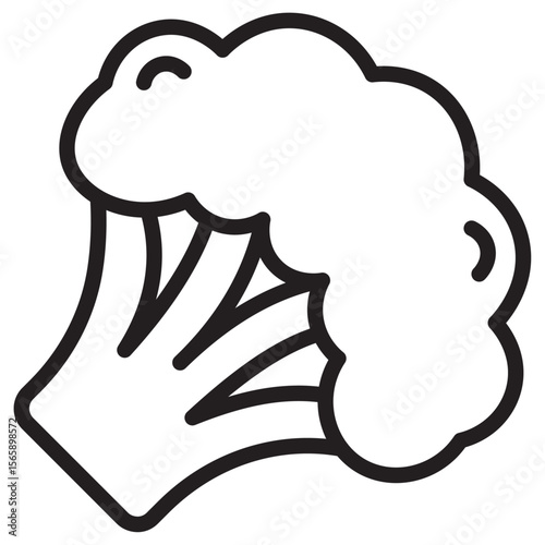 broccoli icon vector illustration isolated sign