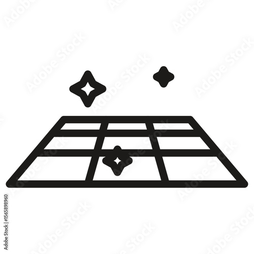 clean surface icon vector illustration isolated sign