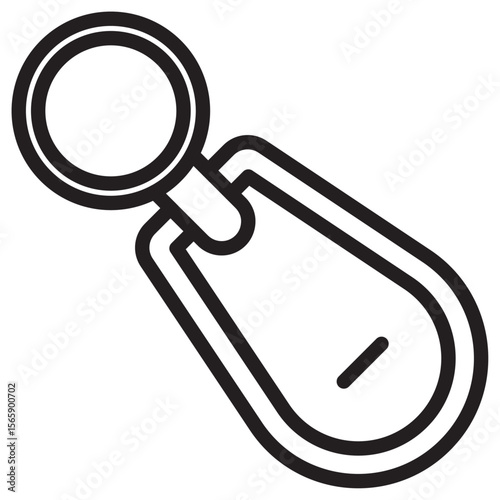 Key Chain Icon vector illustration isolated sign