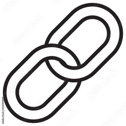 Link icon vector illustration isolated sign