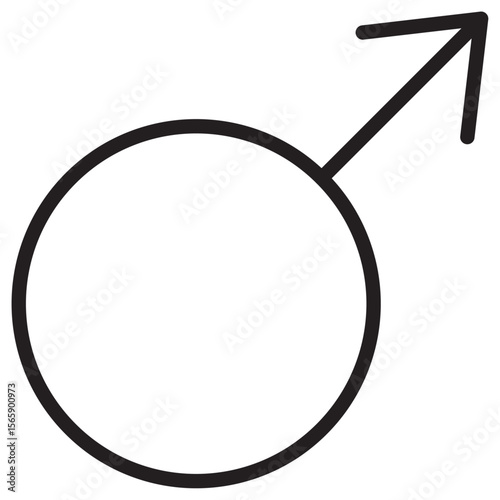 Male Symbol icon vector illustration isolated sign