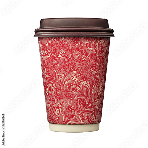 red coffee cup
