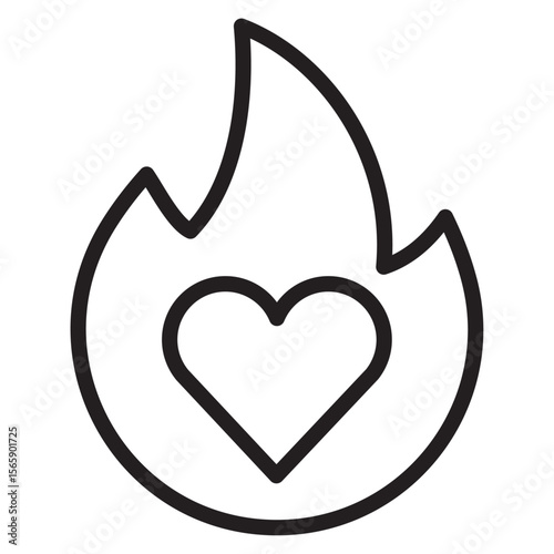 Passion icon vector illustration isolated sign