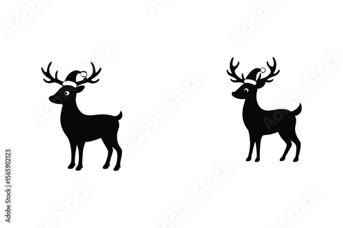 deer silhouette vector