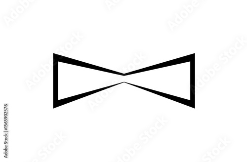 Simple geometric shape resembling a bowtie or hourglass figure.