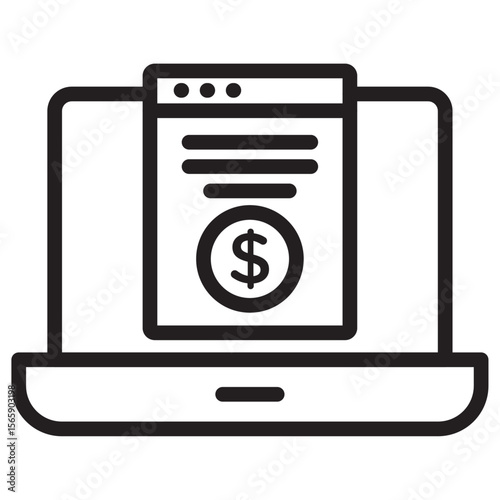 Subscription Model icon vector illustration isolated sign