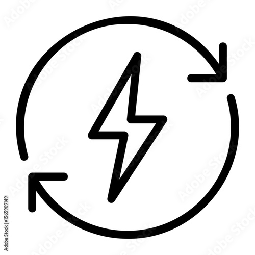 renew line icon