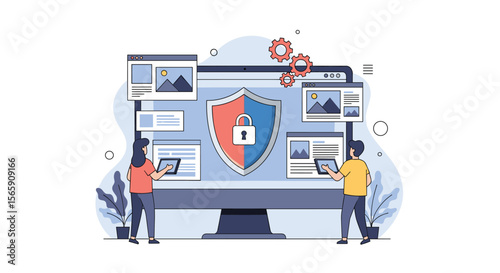 Digital Security and Online Privacy Protection Concepts For A Safe Internet Experience