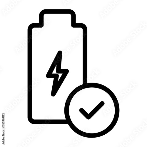verified line icon