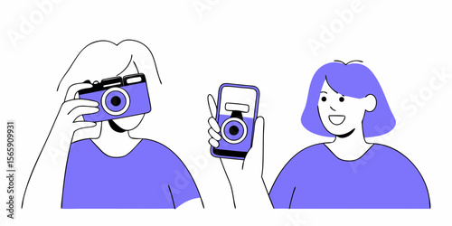 Photography with Digital and Film Cameras