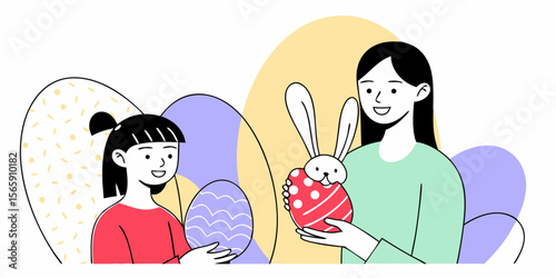 Easter Egg and Bunny Fun