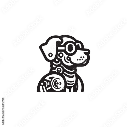 robot dog logo