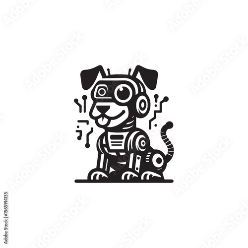 robot dog logo