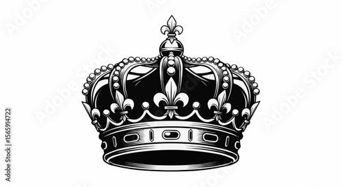 crown isolated on white