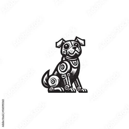 robot dog logo