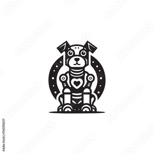 robot dog logo