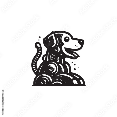 robot dog logo