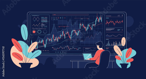 Visualizing Financial Market Trends with Complex Trading Analytics and Data Visualization Software