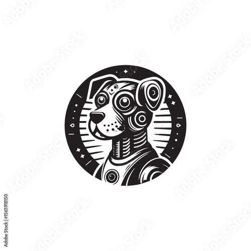 robot dog logo