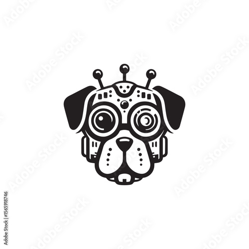 robot dog logo