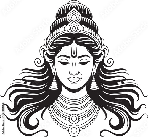 Goddess Durga with Trishul Silhouette Design

Durga Face with Third Eye Vector Art

Traditional Durga Puja Celebration Silhouette

Durga Idol with Lion and Mahishasura Vector

Devotional Durga Puja Sc