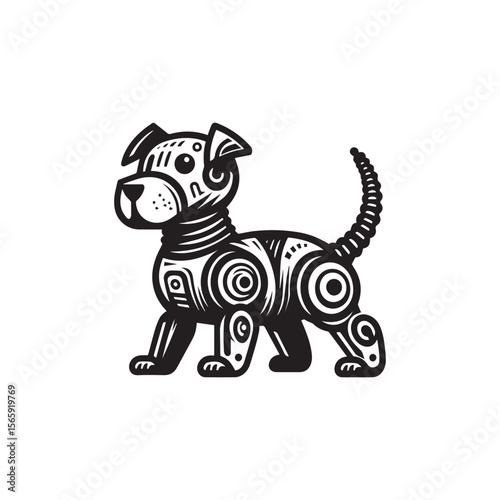 robot dog logo