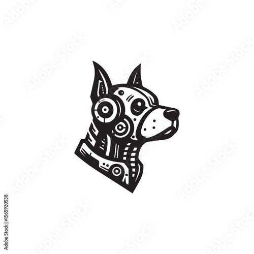 robot dog logo