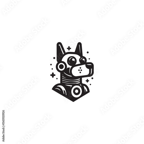 robot dog logo