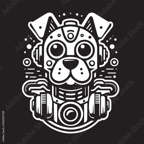 robot dog logo