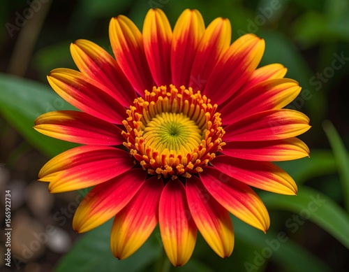 orange dahlia flower