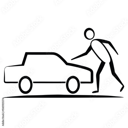 car silhouette vector