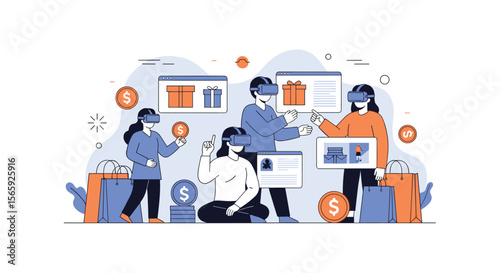 Exploring Virtual Reality Shopping Experiences with Futuristic Technologies and Digital Commerce Possibilities