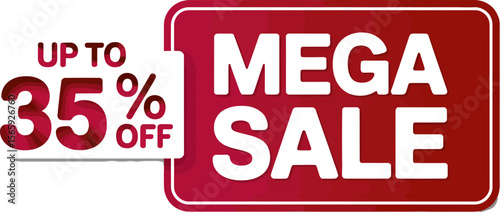 Mega sale up to thirty five percent off limited time offer best deals and discounts today only special promotion
