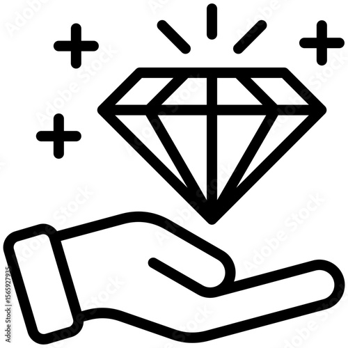 Value proposition icon for gross domestic product (GDP), business, website, application, printing, document, poster design, etc