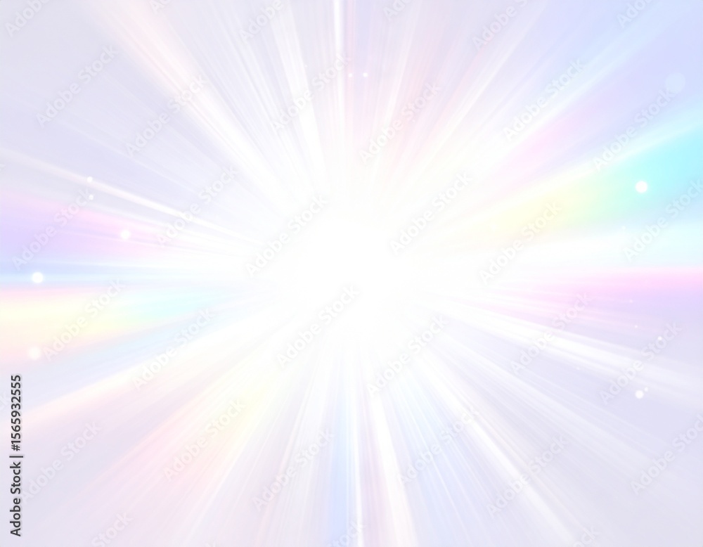 Fototapeta premium Pastel Light Rays and Sparkles – Dreamy Radiant Abstract Texture 