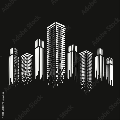 city skyline vector illustration