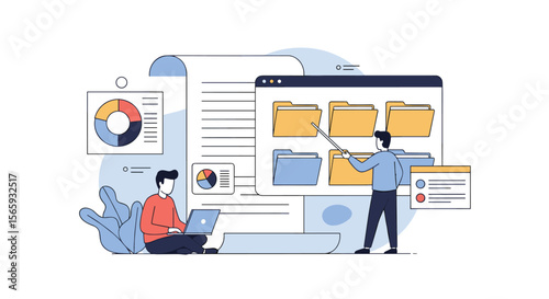 Organizing digital files and data for efficient workflow management and business growth