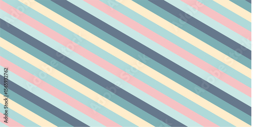 Pastel colorful geometric background. Colored line pattern background