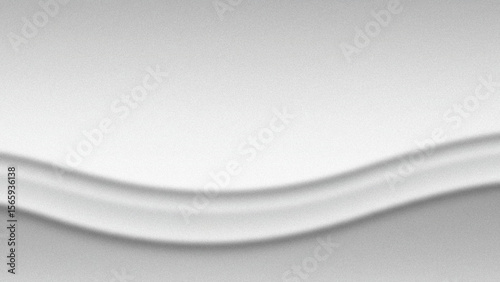 Smooth white satin fabric with subtle folds and soft shadow details texture